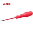 thumbnail image 1 of Chendee Insulated Screwdriver Magnetic Bit High Voltage Resistant 1000V Electrician Tool,4X100-, 1 of 9