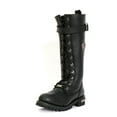 thumbnail image 5 of Hot Leathers BTL1005 Ladies 14-inch Black Knee-High Leather Boots with Side Zipper Entry 8.5, 5 of 10