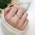 thumbnail image 4 of Sonducket Anillo de tamaño ajustable para mujer, anillos abiertos con personalidad, regalo de compromiso, accesorios populares elegantes, accesorios de Ropa, zapatos y accesorios Miscelánea Sonducket AP005475-00, 4 of 6