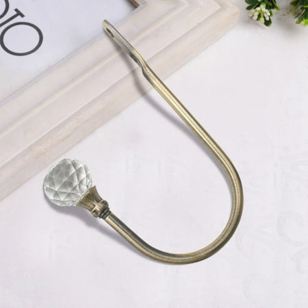 

Clearance NANDIYNZHI Curtain Alloy U Shaped Crystal Wall Hook Electro Galvanized Curtain Hook B