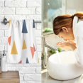 thumbnail image 7 of Yayeee 100% Cotton Hand Towels for Bathroom 16" x 28" Soft Absorbent Kitchen Towel, Abstract Triangles, 7 of 7
