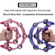 thumbnail image 3 of Pandereta Metálica En Forma De Media Luna Instrumentos Musicales Instrumentos Metálicos De Mano Dobles Percusión Con Asa Ergonómica Panderetas Para Adultos Pandereta Metálica De Mano Percusión, 3 of 3