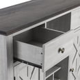 thumbnail image 6 of Pemberley Row Wood Off White Bar Cabinet Rectangular 47"W x 38"H x 16"D Unassembled, 6 of 10