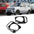 thumbnail image 4 of Front 2Pcs Exterior Headlight Frame Bezels Front Lamp Cover Trim Fit For  Jimny 2007-2015, 4 of 8