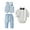 Light Blue, variant on Fancifize Baby Boy Clothes Suit 0-18 Months Infant Gentleman Outfits Formal Dress Shirt+Vest+Pants Set Baby Birthday Wedding Party Suits