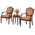 thumbnail image 1 of Best Master 3-Piece Traditional Fabric Upholstered Living Room Set in Walnut, 1 of 3