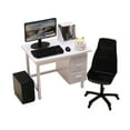 thumbnail image 3 of Lipstore Doll House Decoration Decorative Office Furniture Set Miniature Computer Set White Desk, 3 of 8
