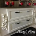 thumbnail image 3 of Ekena Millwork 12"W x 3 1/4"H x 5/8"D Small Bradford Flower Basket Center with Scrolls, Alder, 3 of 11