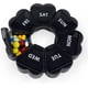 thumbnail image 1 of Pastillero semanal organizador JanHm portátil 7 días flor negra, 1 of 5