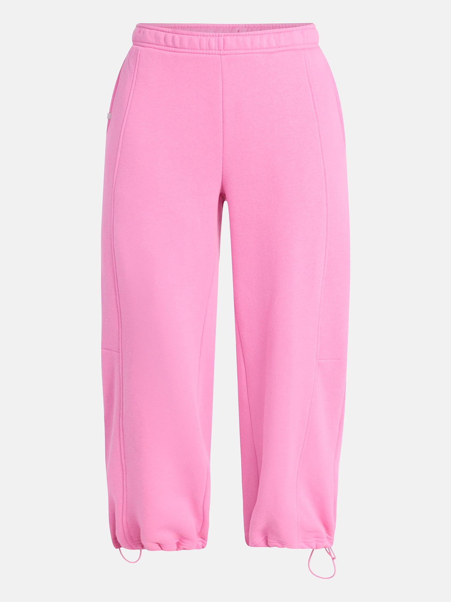 Athletic Works Women's and Women's Plus Fleece Barrel Leg Pants, Sizes XS-4X