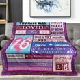 thumbnail image 2 of Yibo Sweet 16 Gifts for Girls 16th Birthday Gifts for Girls Blanket Birthday Gifts for 16 Year Old Girl 16th Birthday Gift Ideas Sweet 16 Birthday Decorations for Girl Teen, 2 of 7