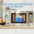 thumbnail image 6 of The Original Korcci Silicone Popcorn Maker - Microwave Popcorn Popper - Collapsible Bowl, Heat-Resistant, Easy to Clean, Ideal for Family Movie Nights - Light Blue, 6 of 6