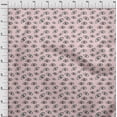 thumbnail image 4 of oneOone Viscose Jersey Pink Salmon Fabric Eye Print Quilting Supplies Print Sewing Fabric By The Yard 60 Inch Wide, 4 of 5