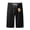 Z132-Black, variant on Men Swim Trunks Retro Athletic Hawaiian Print Quick-Dry 4th Of July Swim Trunks with Pockets Upf 50+ Sun Protection Fishing Shorts for Men