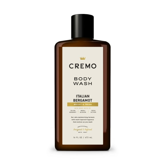 Cremo Italian Bergamot Body Wash, 16 fl oz