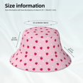 thumbnail image 3 of Bingfone Strawberry And Heart Bucket Hat for Men Women,Packable Reversible Printed Sun Hats,Fisherman Outdoor Travel Hiking Beach Caps, 3 of 7