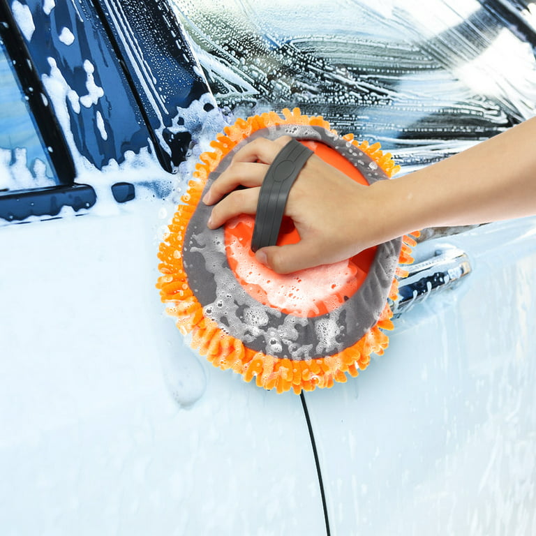 Car Loofa Foam Brush Mop Cover