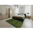 thumbnail image 4 of Ahgly Company Indoor Rectangle Contemporary Dark Forest Green Abstract Area Rugs, 7' x 10', 4 of 6