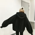 thumbnail image 7 of XINXIAOO Hoodies Sweatshirt for Women Long Sleeve Pullover Sweatshirts Baggy Hoodies Black Crewneck Fall Clothing Women’S Clothing, 7 of 7