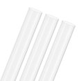 thumbnail image 1 of Tubo plástico transparente de 3 piezas, diámetro interno de 23 mm [0.91"] x diámetro externo de 25 mm [0.98"] tubos redondos de policarbonato rígido de alto impacto [305 mm/12 IN], 1 of 7