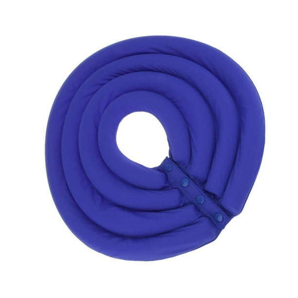 Cuello protector de nylon Sunnimix para perro color azul tamaño M 25-30cm Collar de perro de mascota