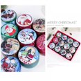 thumbnail image 7 of 9 Pcs Christmas Tinplate Set Candy Box Gift Storage Box Biscuit Can Tin Can Christmas Decoration Christmas Gift Box, 7 of 7
