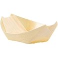 thumbnail image 2 of Cuenco de madera de pino I Vajilla orgánica desechable, sostenible y compostable I Cuenco para picar, salchichas con curry, patatas fritas, sushi I Cuenco para servir, 2 of 8