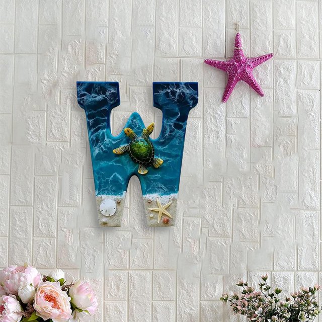 Beach Dream: Beach Resin Letters Large Wooden Letter Decoration Island And Unique Character To Your Home