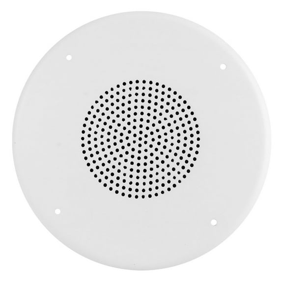 Saga Elite™ (1) 4" Round Ceiling Speaker with 25 & 70 Volt Transformer, 10oz (White, New)