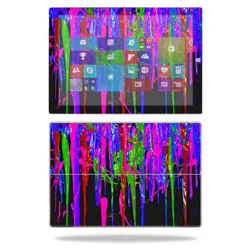 Skin Decal Wrap Compatible With Microsoft Surface Pro 3 Tablet Sticker Design Drips - image 1 of 4