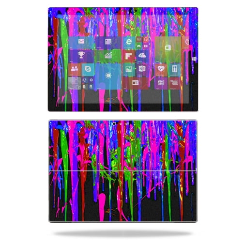 Skin Decal Wrap Compatible With Microsoft Surface Pro 3 Tablet Sticker Design Drips
