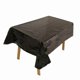 thumbnail image 1 of Xiao Hua Mantel de aluminio, 10 unidades, rectangular, de 135 x 183 cm, metálico, impermeable, para cumpleaños, bodas y fiestas (negro), 1 of 5