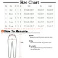 thumbnail image 4 of WREESH Womens Cotton Linen Pants Casual High Waist Loose Pocket Straight Buttons Long Pants Black, 4 of 6