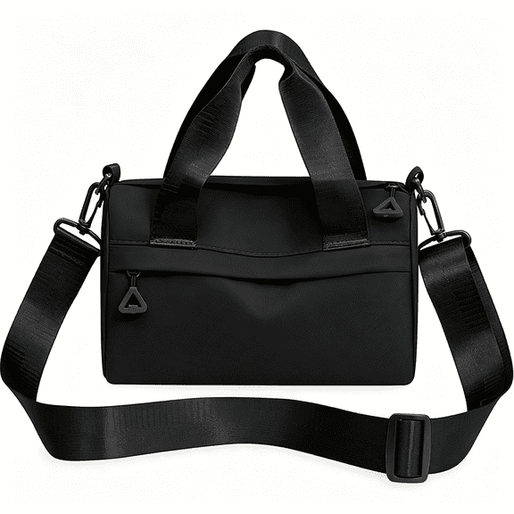 GASTROPOD Mini Gym Bag,Small Sling Bag for Women,Adjustable Womens Gym Bag,Tote Bag for Women,Small Duffle Bag for Women (Black)