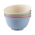 thumbnail image 3 of Dpityserensio 4PCs Plastic Bowls Microwave Dishwasher Kitchen Safe Cereal Bowl Multicolor, 3 of 9