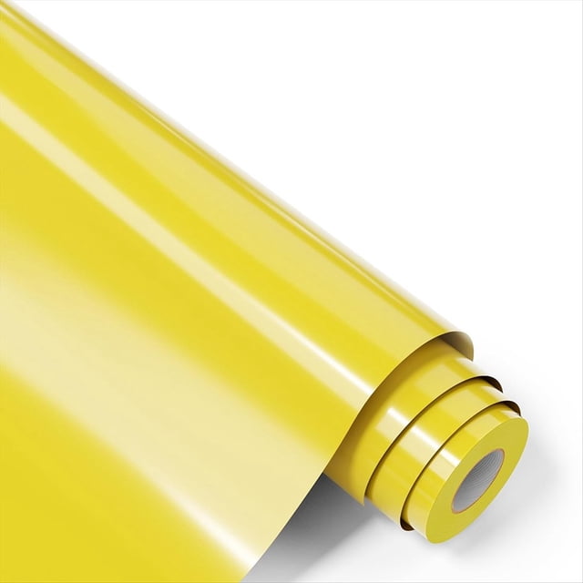 Rollo de Vinilo Termoadhesivo para Camisetas, Vinilo Htv Amarillo