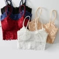 thumbnail image 3 of Valcatch Lace Bralettes for Women with Straps and Removable Pads, 3 of 5