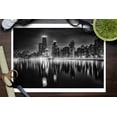 thumbnail image 3 of Chicago Reflections Black and White Photography A-90337 (9x12 Wall Art Print, Home Decor), 3 of 3
