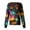 Turquoise, variant on WTOBBY Women's Halloween Printed Nurse Uniform Top Long Sleeve Single Breasted Style - Perfect for Medical Staff and Halloween Costumes with Comfortable Button Closure,Dark Blue L