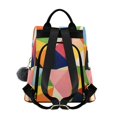 thumbnail image 2 of FORMRS Women's Travel Backpack Purse Anti-Theft Hidden Pockets Casual Shoulder Bag, Minimalist Triangles, 2 of 7