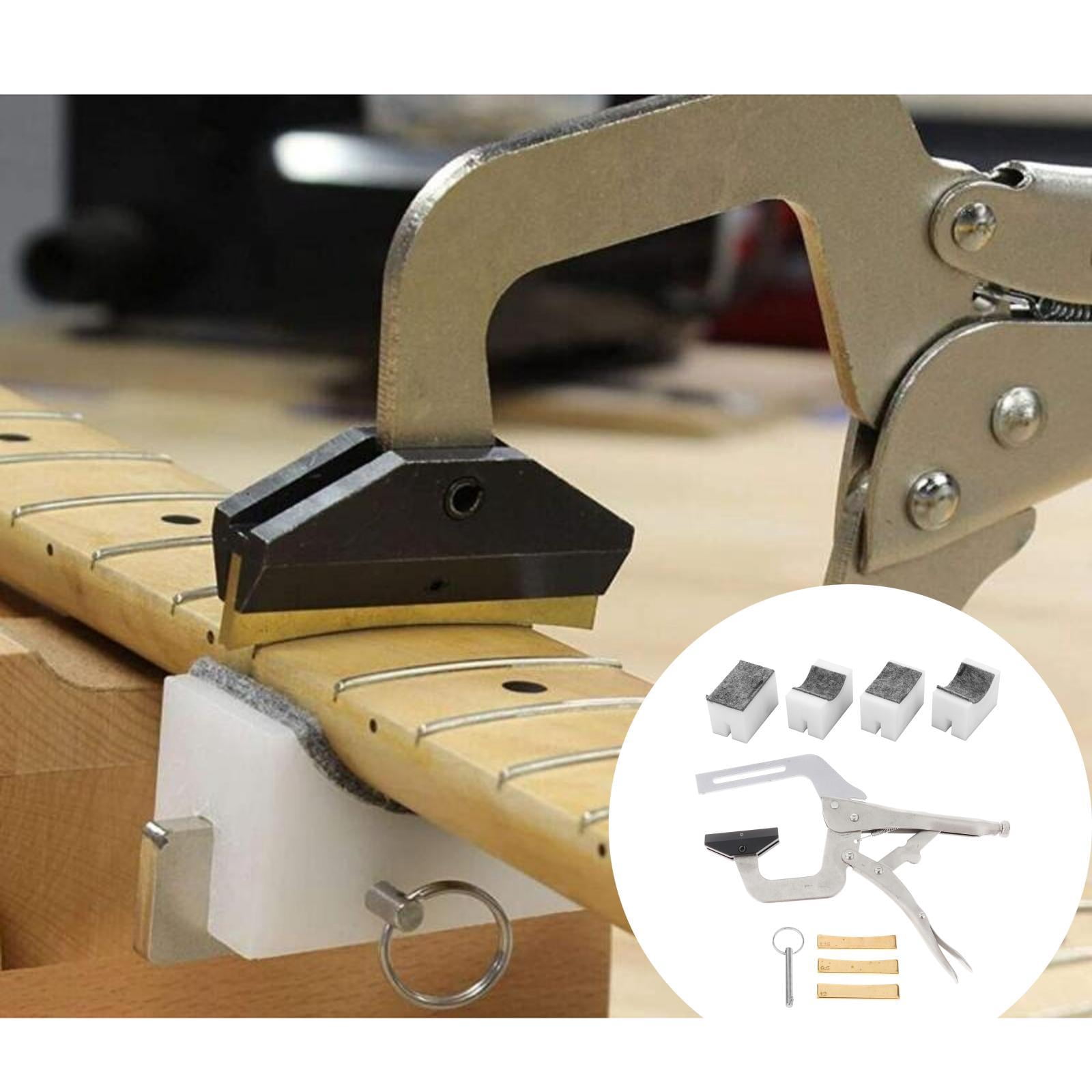 LeeQinersw Fingerboard Fret Press Insert Tool 7.25/9.5/12 Fret Inserts for Electric Guitar