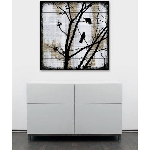 Marmont Hill "Upstairs Neighbor" by Vicki Butler Painting Print on White Wood