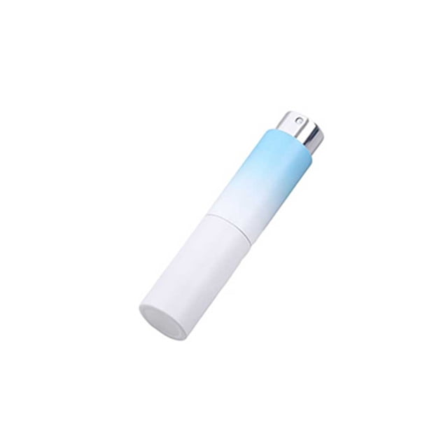 Vogacara Dispensador de fragancia con carcasa de aluminio, reemplazo recargable, 8ml, rotatorio, para oficina, viaje, botella de Spray cosmético, Cuentagotas de vidrio y botellas Azul Vogacara CE014477-03