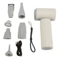 thumbnail image 2 of 110,000RPM Air Duster with 4400mAh Battery for High Speed Cleaning, Cordless Dust Remover Fan Blower, 5 Speeds Cooling Dryer, Multiple Nozzles for Indoor Outdoor Use, 2 of 7