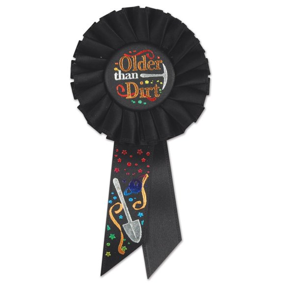 Beistle Older Than Dirt Rosette (Case of 6)