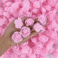 thumbnail image 3 of Cabeza de flor Artificial de oso de espuma PE, flores falsas de tul para boda, decoración del hogar, regalo de Corona de Navidad DIY, 200/100 piezas, 2cm, 3 of 4