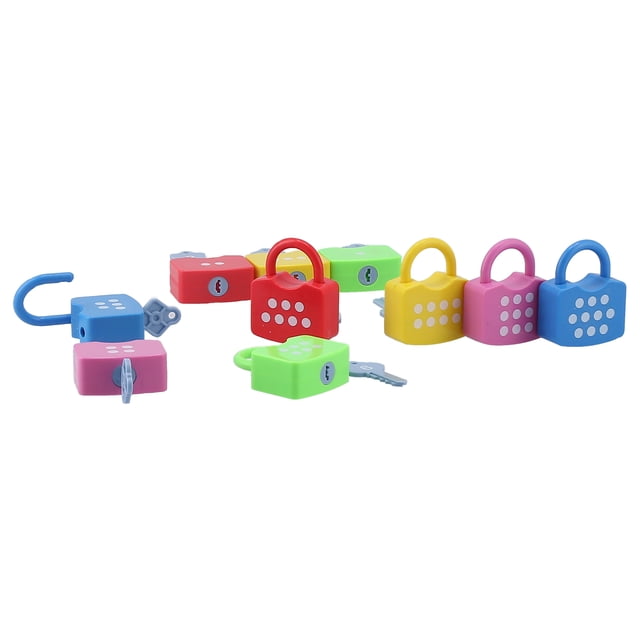 Juguetes Educativos Montessori, Cerraduras y Llaves de Aprendizaje del Alfabeto de Colores para Juguetes para Niños, Juego de Juguetes de Aprendizaje para Bebés, Juguetes