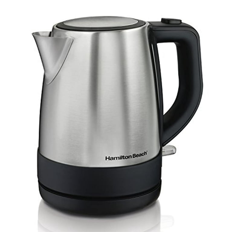 Hamilton Beach Glass Electric Tea Kettle, Water Boiler & Heater, 1 Liter,  1500 Watts for Fast, BPA Free, Cordless Serving, Auto-Shutoff & Boil-Dry  Protection, Soft Blue LED (40930) - Yahoo Shopping