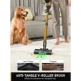 thumbnail image 6 of SUXIANGVAC Cordless Vacuum Cleaner, 30Kpa 8 in 1 Lightweight Stick Vacuum, Anti-Tangle Brush with Green Light, 40mins Runtime Rechargeable Vacuums for Hardwood Floor, Carpet, Pet Hair, Orange, 6 of 9