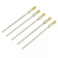 thumbnail image 5 of 5Pc 3Mm Shank 100Mm Brass Stainless Steel Wire Brushes Cleaning Polishing Brush Brass, 5 of 9